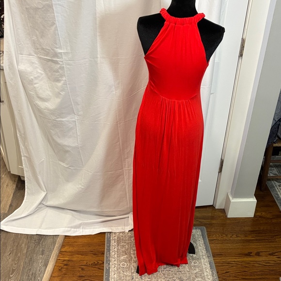 Calvin Klein Vibrant Red Maxi Dress - Picture 4 of 9